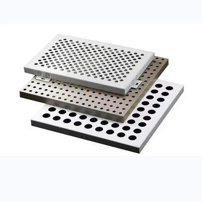 acheter Panneaux de revêtement de murs en aluminium pour bâtiments Panneaux de revêtement de murs extérieurs perforés online manufacture