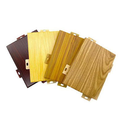 acheter Émulation de feuilles d'aluminium perforées en bois 1,5 mm-6 mm d'épaisseur pour la décoration intérieure online manufacture