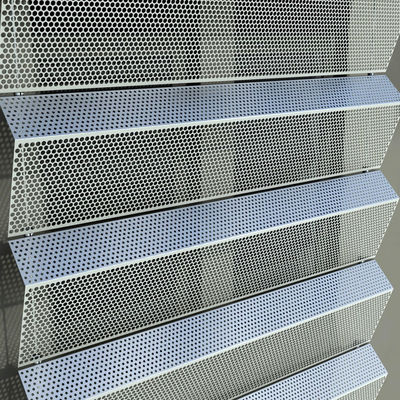acheter Panneau de tôle en aluminium perforé ondulé sur mesure online manufacture