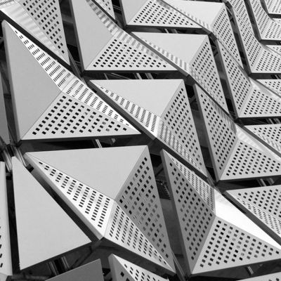 acheter Panneau en feuille d'aluminium perforée 3D Fabriqué et personnalisé pour la décoration murale online manufacture