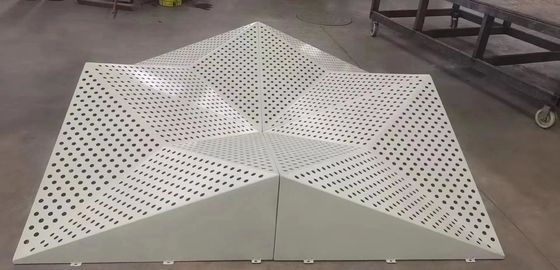 acheter panneaux muraux extérieurs métalliques décoratifs en aluminium revêtement de façade 3D online manufacture