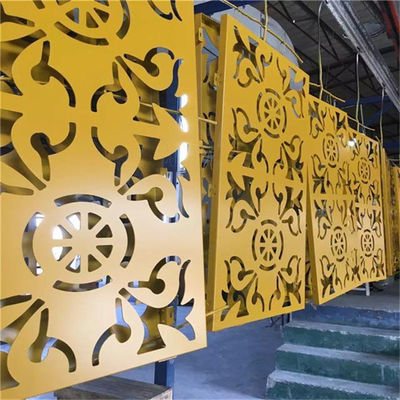 acheter panneaux de revêtement de murs extérieurs décoratifs perforés en aluminium métallique online manufacture