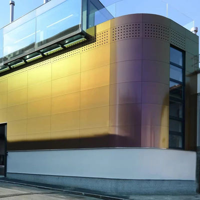acheter Plaque d'aluminium métallique perforée avec finition de surface anodisante ou revêtement en poudre pour revêtement de murs de rideau à écran online manufacture