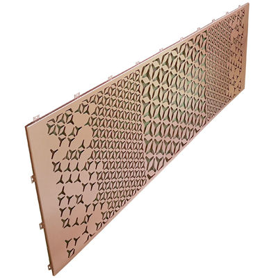 acheter A3003 feuilles d'aluminium perforées coupées au laser de qualité alliage avec des perforations ou des motifs personnalisables pour la décoration d'écran de partition ou de couloir online manufacture
