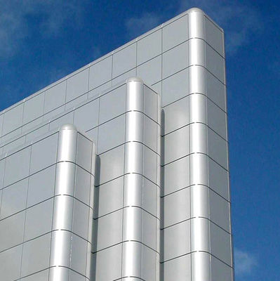 Panneau de revêtement murale en aluminium pur sur mesure A3003 pour la décoration de façade