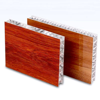 Panneau composite en aluminium de couleur bois pour revêtement extérieur / intérieur / décoration