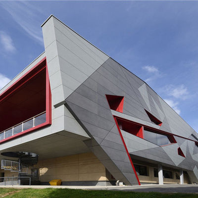 Panneau de revêtement murale en aluminium préfabriqué PVDF / revêtement en poudre pour la décoration de bâtiments