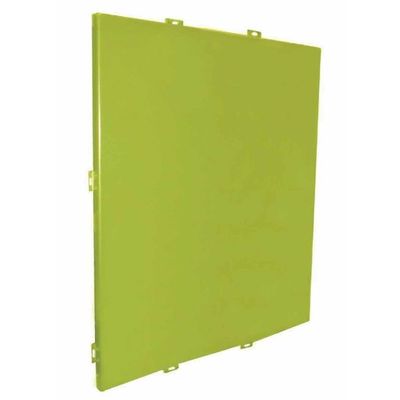 Facile à nettoyer Panneau de revêtement murale en aluminium recyclable pour enveloppe de façade / décoration