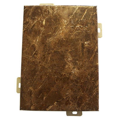 Panneau mural en aluminium métallique personnalisé de couleur marbre pour revêtement et décoration de murs intérieurs