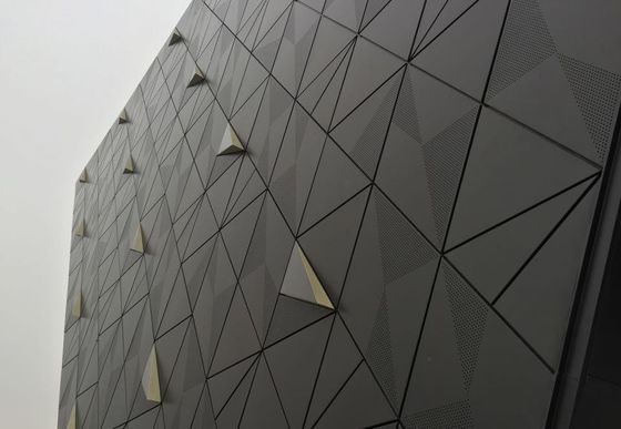 Perforation Mesh métallique élargi pour la façade Net revêtement de la feuille de la maille métallique Mesh métallique élargi du rideau du panneau de façade