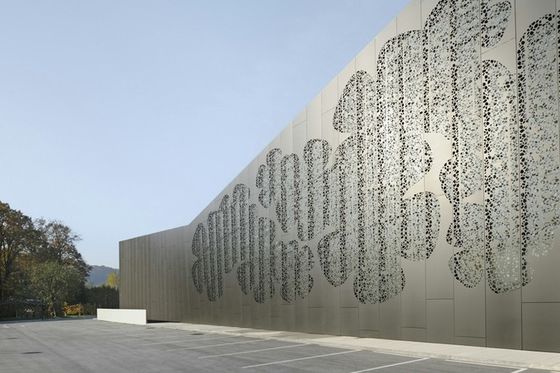 Conceptions de sculpture, perforation décorative, matériaux de construction, panneaux en aluminium, murs de rideau, panneaux métalliques