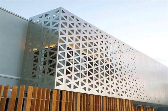 Panneau de revêtement en aluminium PVDF pour revêtement de murs extérieurs Panneaux en aluminium à grains de bois