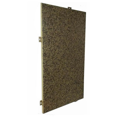 Panneau d'aluminium de couleur pierre ou marbre imitée pour revêtement de mur et décoration