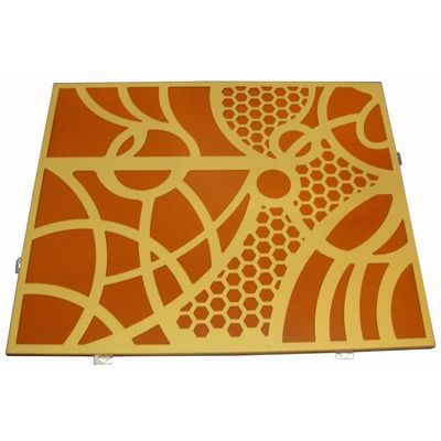 Panneau en aluminium à motifs décoratifs pour revêtement et décoration des murs de l'éclair de pluie