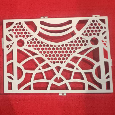Panneau de revêtement murale en aluminium résistant aux intempéries avec des motifs personnalisés pour le revêtement et la décoration des murs de rideau