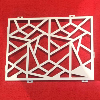 Panneau de revêtement murale en aluminium perforé avec motifs de découpe laser pour revêtement et décoration de murs de rideau