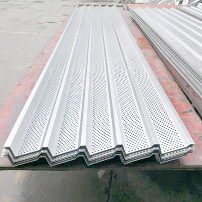6m Longue feuille d'aluminium perforée métallique avec des dessins personnalisés pour la décoration de façade en Arabie saoudite