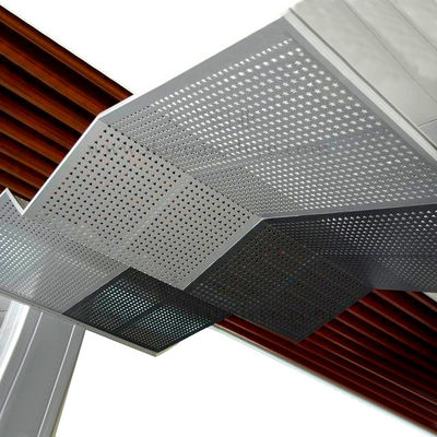 Panneaux de revêtement métalliques perforés en aluminium pour l'écran de bâtiment ou la décoration de plafond