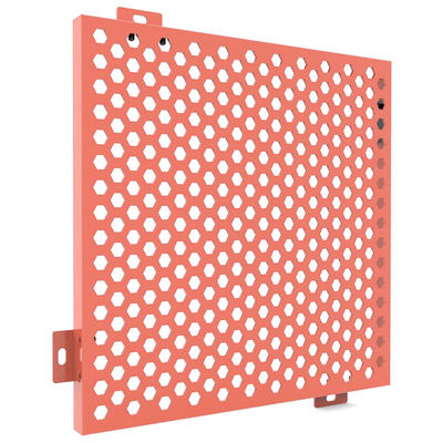 Panneaux de revêtement en aluminium métallique perforé pour revêtement et décoration de murs de rideau