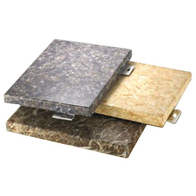 Panneaux de revêtement en aluminium personnalisés avec couleur marbre artificielle pour la décoration intérieure ou extérieure