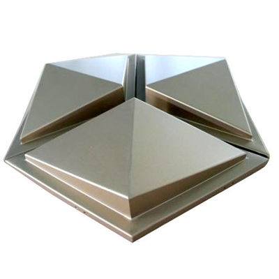 Élégance des panneaux de revêtement muraux en aluminium 3D pour la décoration de bâtiments