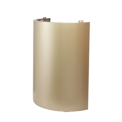 Panneau d'aluminium à demi-cercle incurvé personnalisé pour la décoration d'enveloppes de colonnes ou de piliers de bâtiments