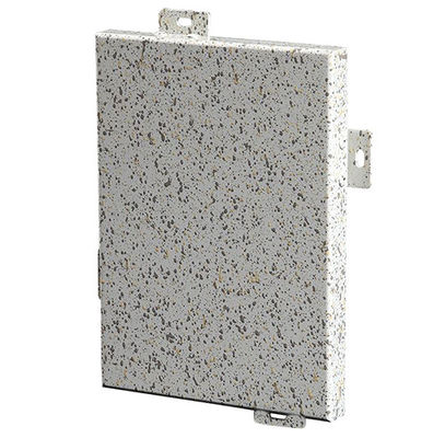 Panneaux en aluminium de couleur pierre artificielle ou marbre pour revêtement et décoration de murs intérieurs et extérieurs