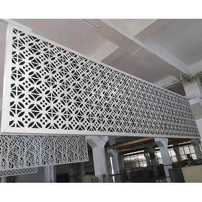 Plaques d'aluminium métalliques perforées de 2 à 6 mm personnalisables pour la décoration extérieure des bâtiments